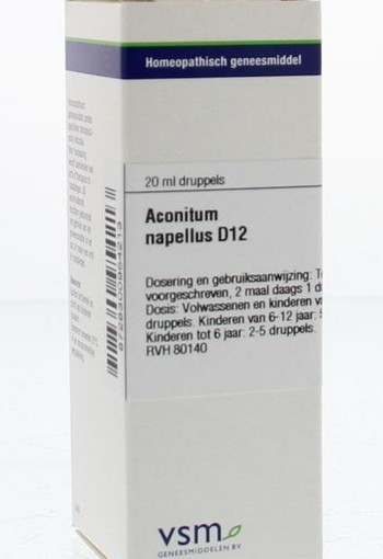 VSM Aconitum napellus D12 (20 Milliliter)