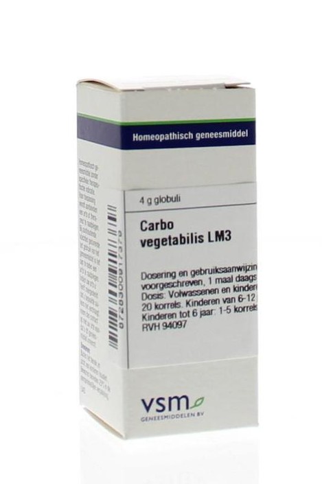 VSM Carbo vegetabilis LM3 (4 Gram)