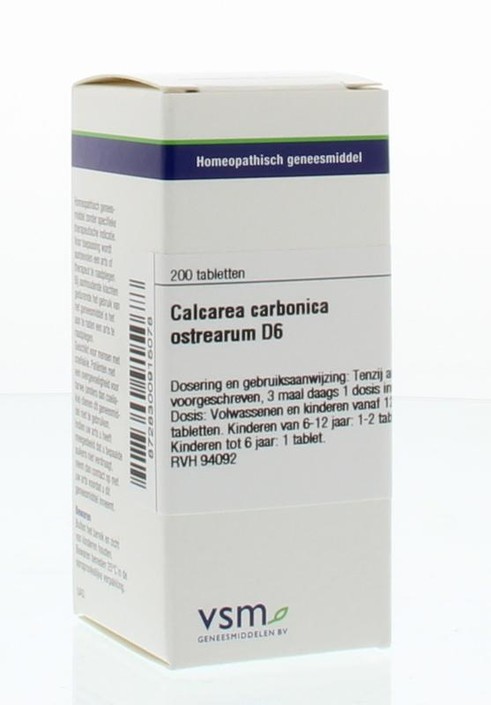 VSM Calcarea carbonica ostrearum D6 (200 Tabletten)