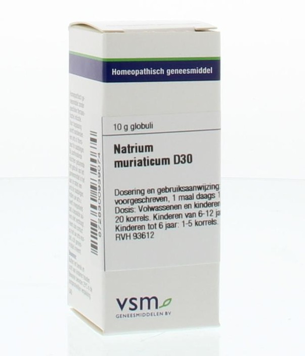 VSM Natrium muriaticum D30 (10 Gram)