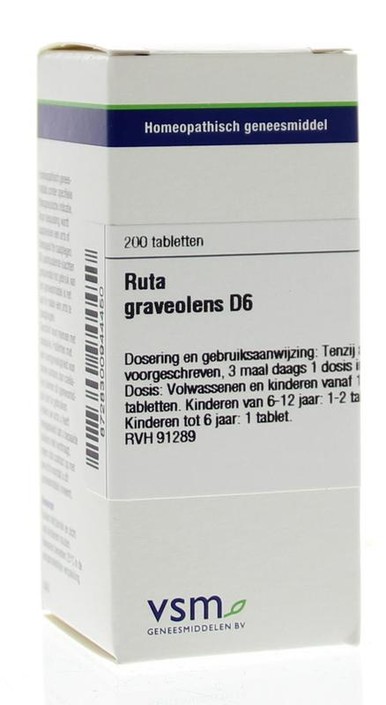 VSM Ruta graveolens D6 (200 Tabletten)