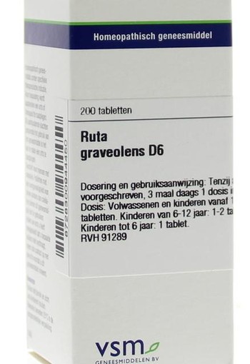 VSM Ruta graveolens D6 (200 Tabletten)