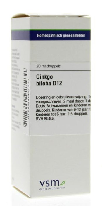 VSM Ginkgo biloba D12 (20 Milliliter)