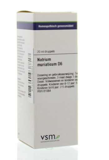 VSM Natrium muriaticum D6 (20 Milliliter)