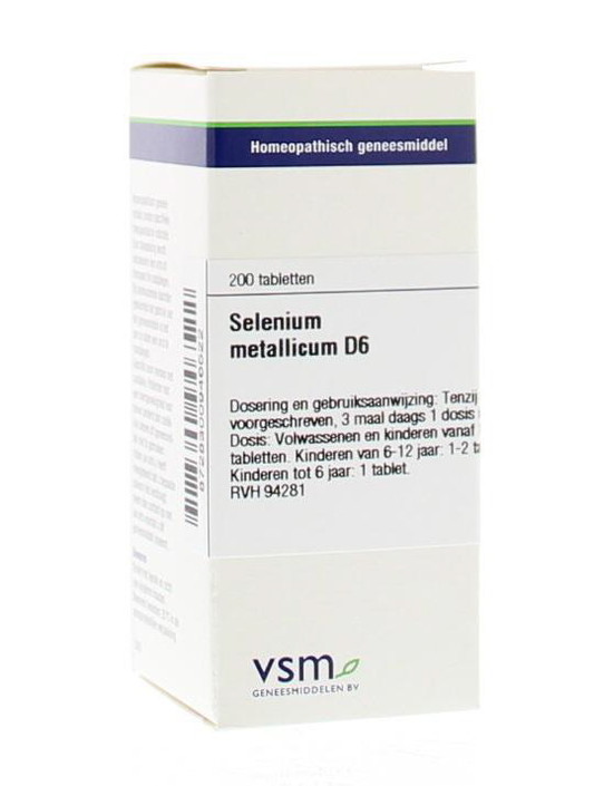 VSM Selenium metallicum D6 (200 Tabletten)