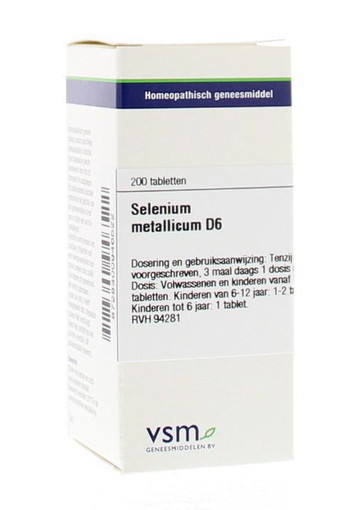 VSM Selenium metallicum D6 (200 Tabletten)