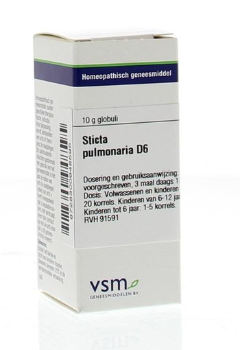 VSM Sticta pulmonaria D6 (10 Gram)