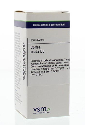 VSM Coffea cruda D6 (200 Tabletten)