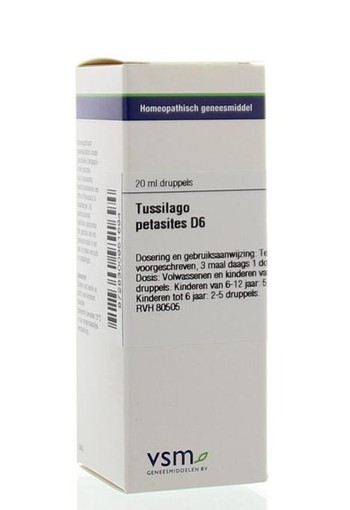 VSM Tussilago petasites D6 (20 Milliliter)