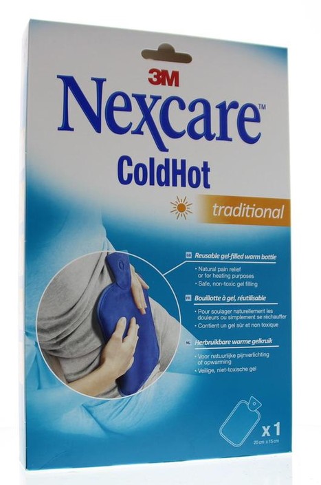 Nexcare Cold hot kruik traditioneel fluweel gevuld met gel (1 Stuks)