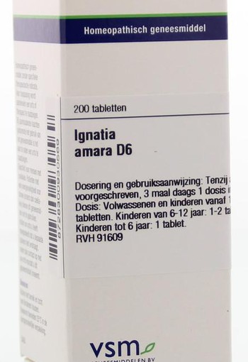 VSM Ignatia amara D6 (200 Tabletten)