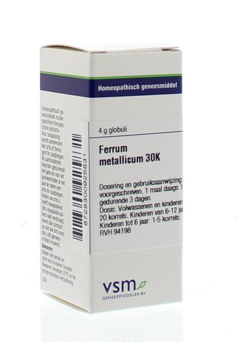 VSM Ferrum metallicum 30K (4 Gram)