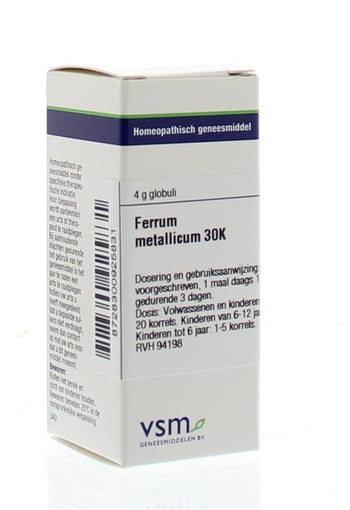 VSM Ferrum metallicum 30K (4 Gram)