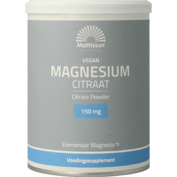 Mattisson Magnesium citraat poeder (200 Gram)