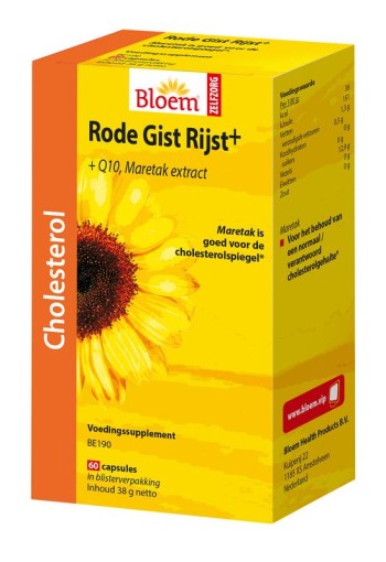 Bloem Rode gist rijst + (60 Capsules)