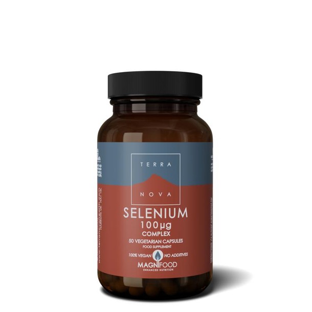 Terranova Selenium 100mcg complex (50 Vegetarische capsules)