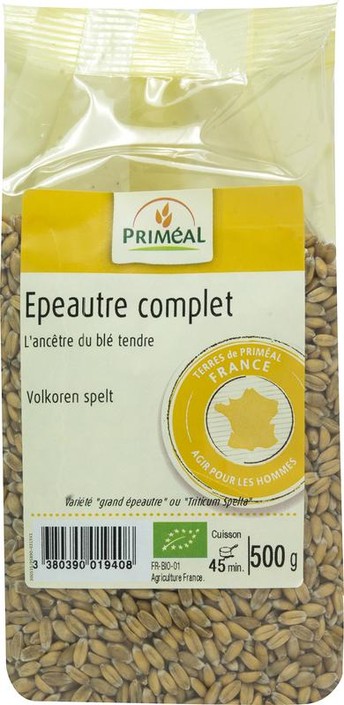 Primeal Volkoren spelt bio (500 Gram)