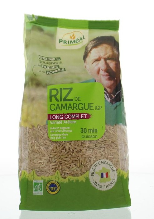 Primeal Volkoren langgraan rijst camargue bio (1 Kilogram)