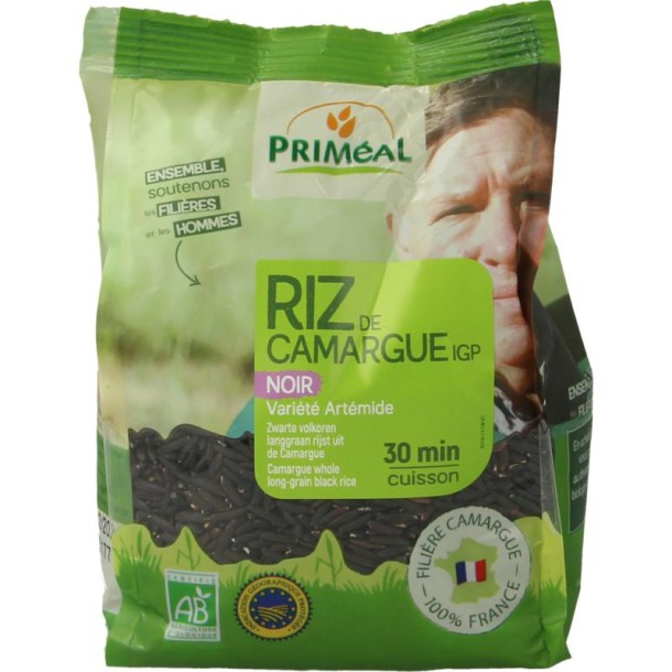 Primeal Zwarte volkoren langgraan camargue bio (250 Gram)