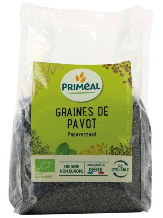 Primeal Papaverzaad bio (250 Gram)