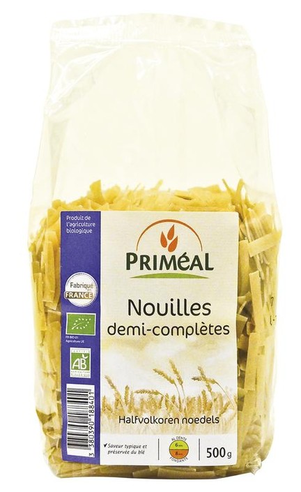 Primeal Halfvolkoren noedels bio (500 Gram)