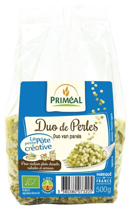 Primeal Duo van parels bio (500 Gram)