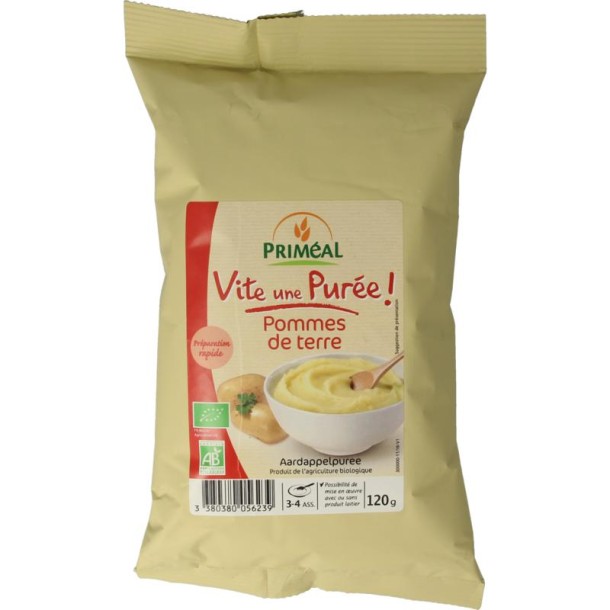 Primeal Instant aardappelpuree bio (120 Gram)