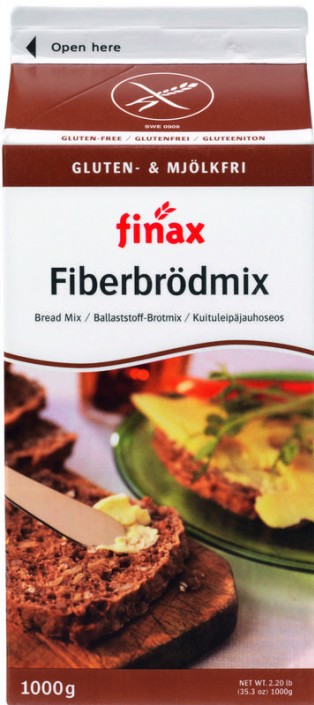 Finax Broodmix bruin vezelrijk (1 Kilogram)