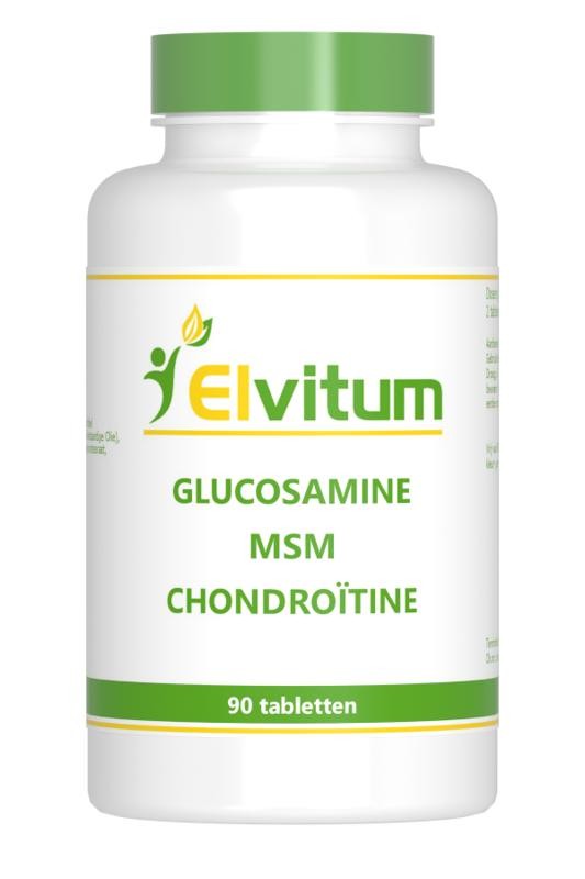 cascade Onvoorziene omstandigheden smog Elvitaal Glucosamine MSM chondroitine (90 tabletten)
