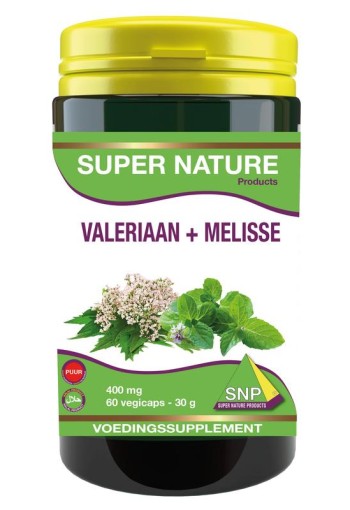 SNP Valeriaan melisse 400 mg puur (60 Vegetarische capsules)