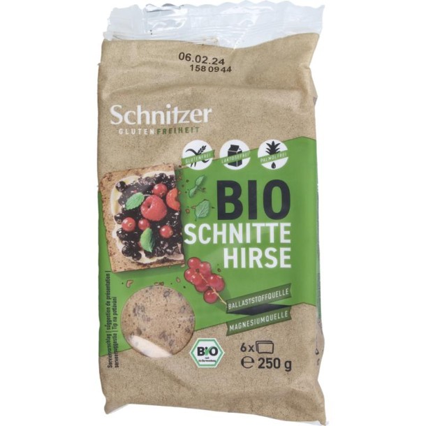 Schnitzer Gierstbrood glutenvrij bio (250 Gram)