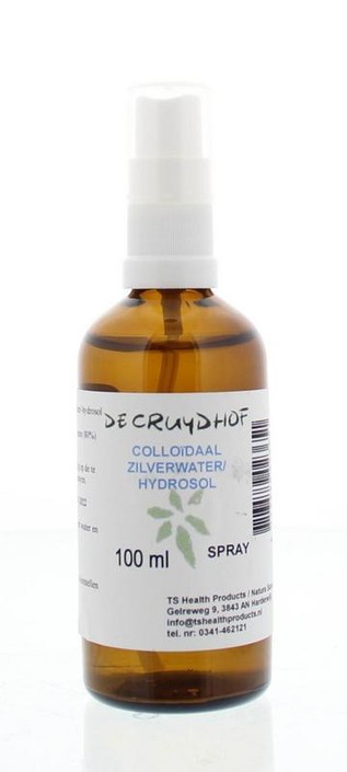 Cruydhof Colloidaal zilverwater spray hydrosol uitwendig (100 Milliliter)