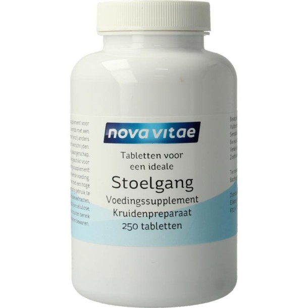 Nova Vitae Tabletten voor een ideale stoelgang (250 Tabletten)