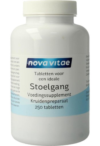 Nova Vitae Tabletten voor een ideale stoelgang (250 Tabletten)