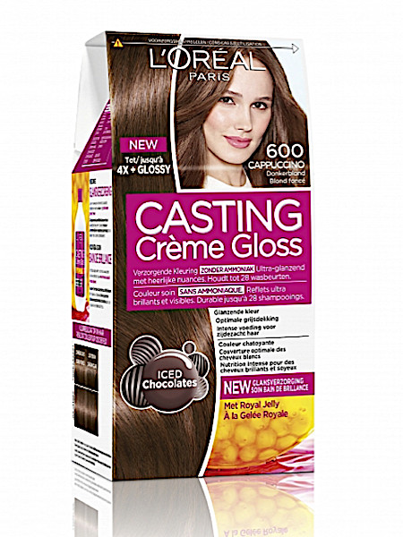 Alstublieft erwt Voorbereiding L'Oréal Paris Casting Crème Gloss 600 - Donkerblond - Haarverf