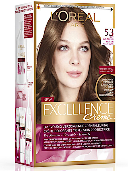 Specialiseren Medisch wangedrag dennenboom L'Oréal Paris Excellence Crème 5.3 - Licht Goudbruin - Haarverf