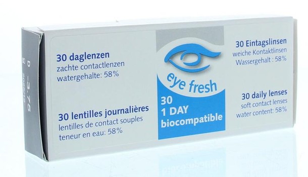 Eyefresh Daglenzen -3.75 (30 Stuks)