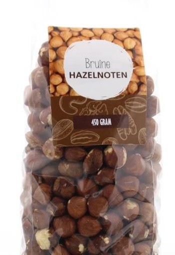 Mijnnatuurwinkel Bruine hazelnoten (450 Gram)