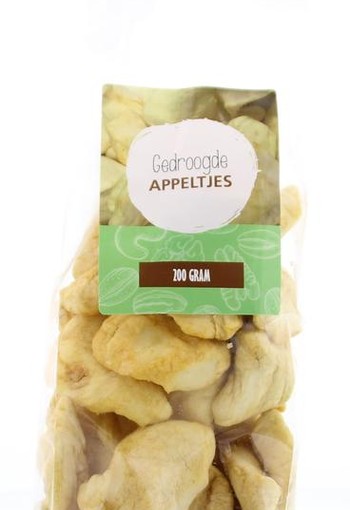 Mijnnatuurwinkel Gedroogde appeltjes (200 Gram)