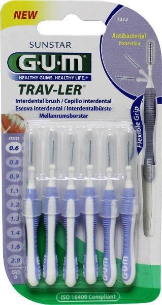 GUM Trav-ler rager 0.6 mm (lavendel) (6 Stuks)