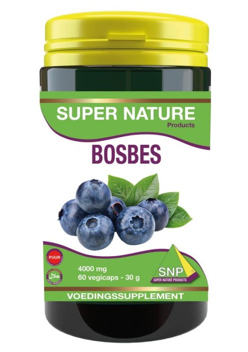 SNP Bosbes extra forte 4000 mg puur (60 Vegetarische capsules)