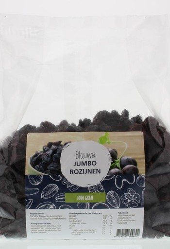 Mijnnatuurwinkel Blauwe jumbo rozijnen (1 Kilogram)