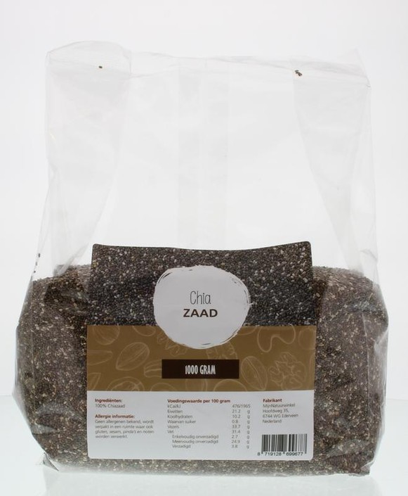 Mijnnatuurwinkel Chia zaad (1 Kilogram)