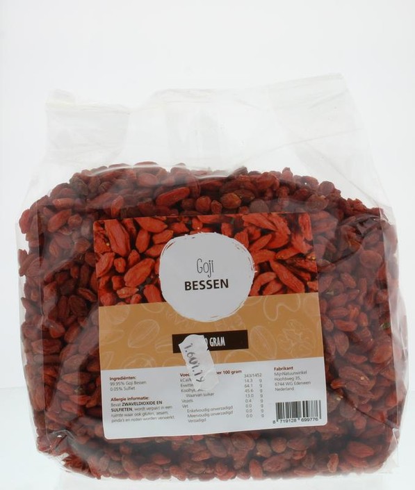 Mijnnatuurwinkel Goji bessen (1 Kilogram)