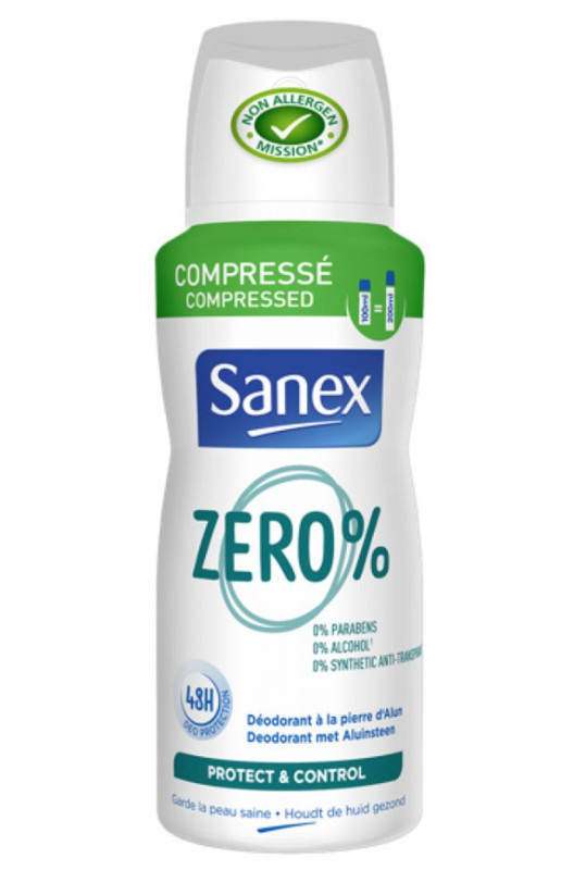 Deodorant spray zero % compressed (100