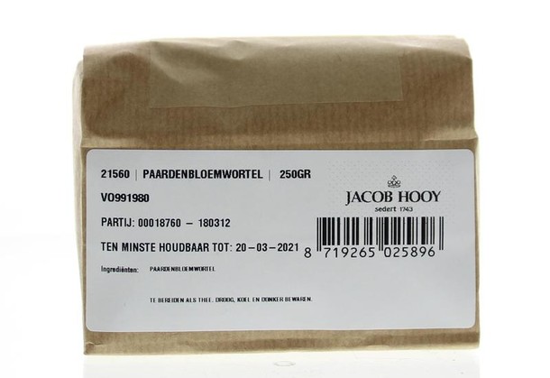 Jacob Hooy Paardebloemwortel (250 Gram)