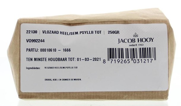 Jacob Hooy Vlozaad heel (250 Gram)