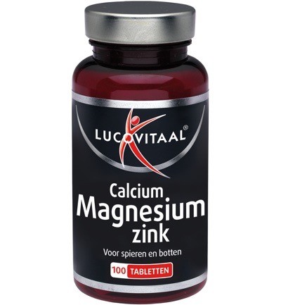 klap code Ijveraar Lucovitaal Calcium Magnesium Zink 100tb