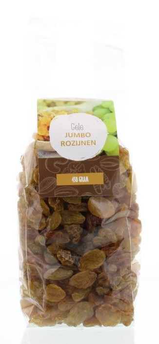 Mijnnatuurwinkel Gele jumbo rozijnen (450 Gram)