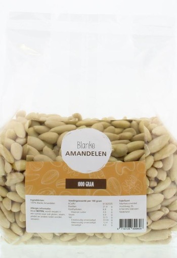 Mijnnatuurwinkel Blanke amandelen (1 Kilogram)